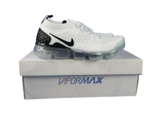 נעלי נייק-Nike Air Vapor Max Flyknit 2.0W WHITE-BLACK LOGO