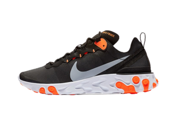 נעלי נייק-Nike React Element 55 BLACK-ORANGE