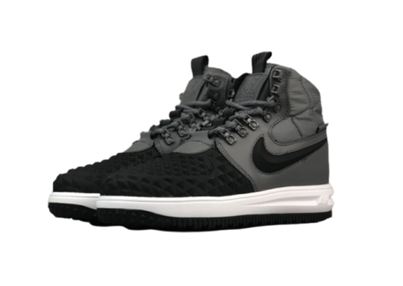 ⁦נעלי נייק-NIKE AIR LF1 DUCKBOOT GRAY BLACK⁩ – תמונה ⁦5⁩