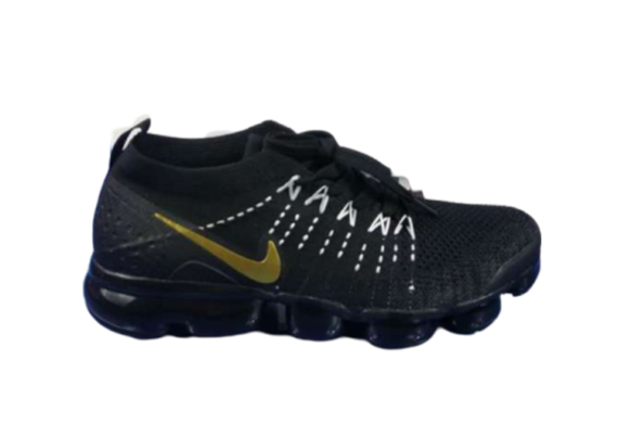 נעלי נייק-Nike Air Vapor Max Flyknit 2.0W BLACK-GOLDEN LOGO