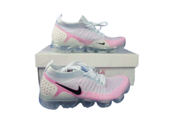 ⁦נעלי נייק-Nike Air Vapor Max Flyknit 2.0W WHITE-PINK⁩ – תמונה ⁦7⁩