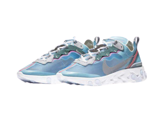 ⁦נעלי נייק-Nike React Element 55 GREEN-SKY BLUE⁩ – תמונה ⁦3⁩