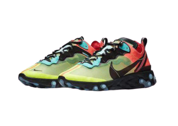 ⁦נעלי נייק-Nike React Element 55 MOSS-RED-BLACK⁩ – תמונה ⁦2⁩