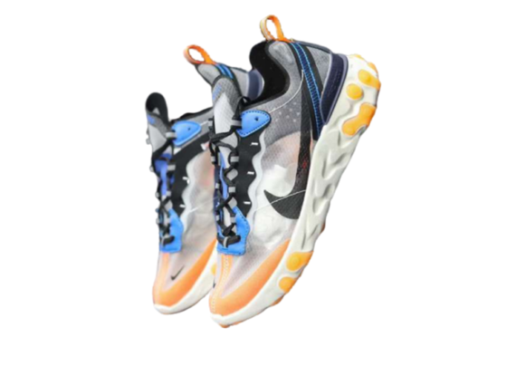 ⁦נעלי נייק-Nike React Element 55 ORANGE-GRAY-BLACK⁩ – תמונה ⁦2⁩