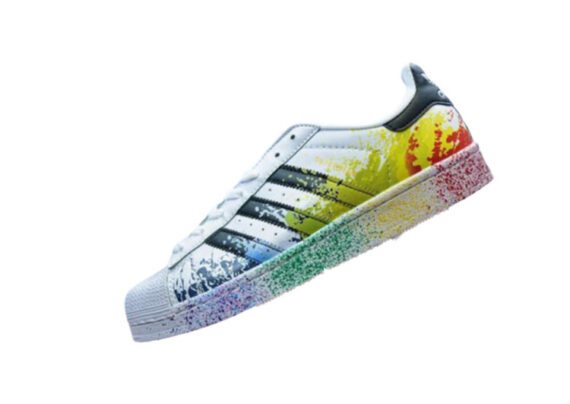 נעלי אדידס-ADIDAS Stan Smith - Shell Head Colorful