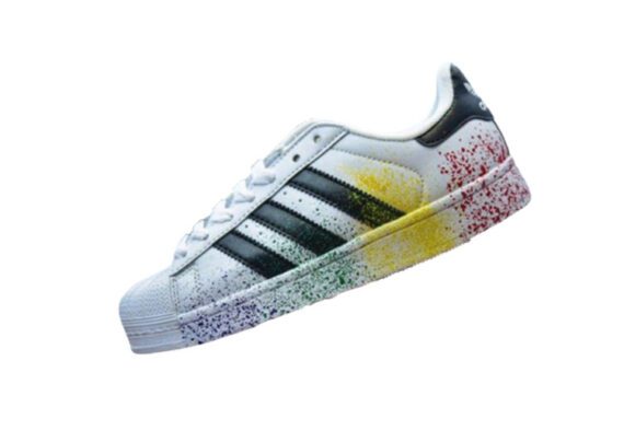 נעלי אדידס-ADIDAS Stan Smith - Shell Head Splash Ink