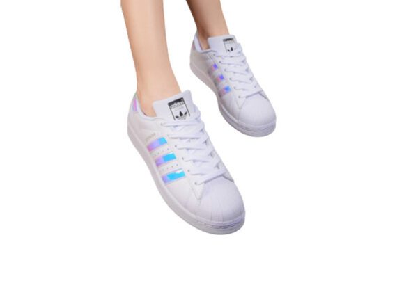 ⁦נעלי אדידס-ADIDAS Stan Smith - Shell Head White Colorful⁩ – תמונה ⁦5⁩