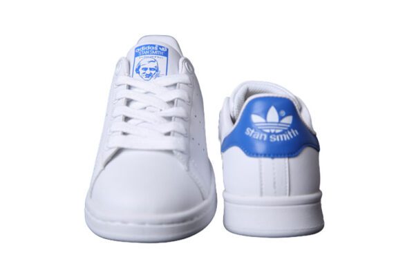 ⁦נעלי אדידס-ADIDAS Stan Smith - Suit White - Blue⁩ – תמונה ⁦2⁩