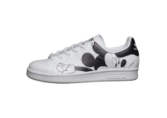 נעלי אדידס-ADIDAS Stan Smith - White Black Doll