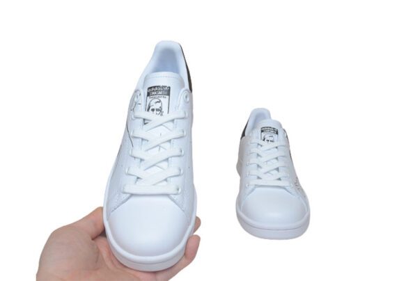 ⁦נעלי אדידס-ADIDAS Stan Smith - White Black Doll⁩ – תמונה ⁦6⁩