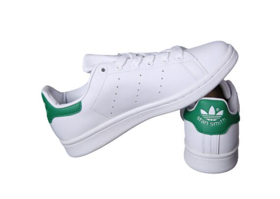 ⁦נעלי אדידס-ADIDAS Stan Smith - White Green Tail⁩ – תמונה ⁦3⁩