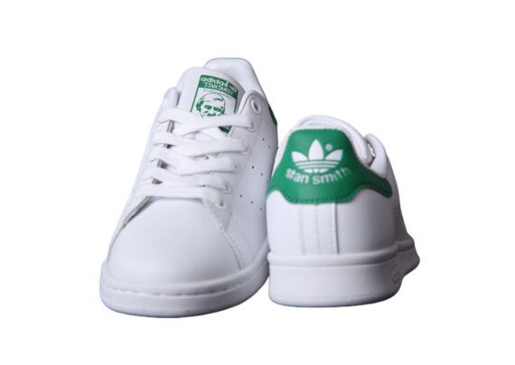 ⁦נעלי אדידס-ADIDAS Stan Smith - White Green Tail⁩ – תמונה ⁦2⁩