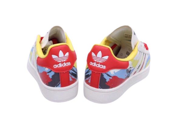 ⁦נעלי אדידס-ADIDAS Stan Smith - White / Sky-Blue / Red⁩ – תמונה ⁦5⁩