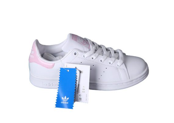 ⁦נעלי אדידס-ADIDAS Stan Smith -White Snake Print Pink Tail⁩ – תמונה ⁦5⁩