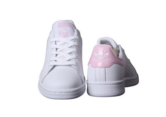 ⁦נעלי אדידס-ADIDAS Stan Smith -White Snake Print Pink Tail⁩ – תמונה ⁦2⁩