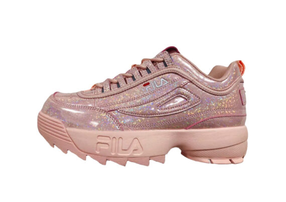 נעלי פילה-Fila Disruptor 2 Premium Athletic Shoes-CAREYS PINK