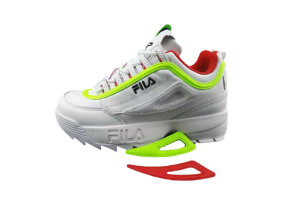 ⁦נעלי פילה-Fila Disruptor 2 Premium Athletic Shoes-GEYSER-CITRUS⁩ – תמונה ⁦2⁩