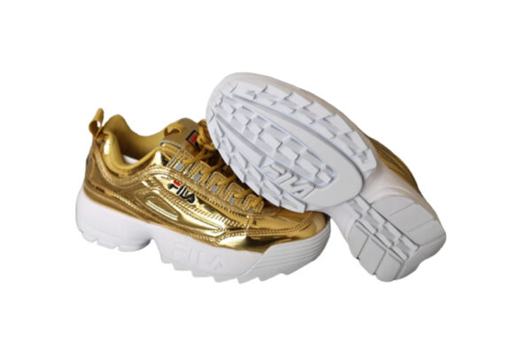 ⁦נעלי פילה-Fila Disruptor 2 Premium Athletic Shoes-GOLDEN⁩ – תמונה ⁦4⁩