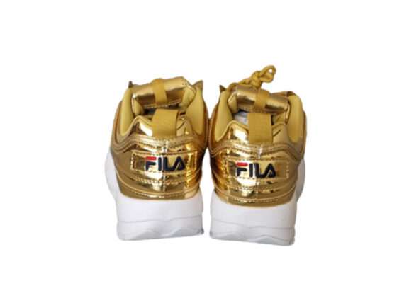 ⁦נעלי פילה-Fila Disruptor 2 Premium Athletic Shoes-GOLDEN⁩ – תמונה ⁦3⁩