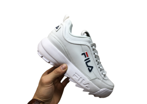 ⁦נעלי פילה-Fila Disruptor 2 Premium Athletic Shoes-LINK WATER-BLACK LOGO⁩ – תמונה ⁦4⁩