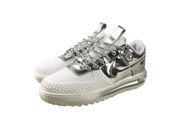 נעלי נייק-NIKE AIR LF1 DUCKBOOT WHITE- SILVER