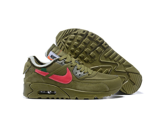 ⁦נעלי נייק-NIKE AIR MAX 2020-ARMY GREEN-ORANGE LOGO⁩ – תמונה ⁦6⁩