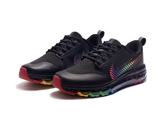 ⁦נעלי נייק-NIKE AIR MAX 2020-BLACK-MULTI COLOR LOGO⁩ – תמונה ⁦2⁩