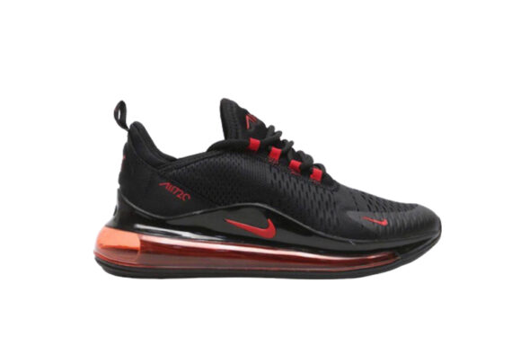 NIKE AIR MAX 720 BLACK- CARDINAL