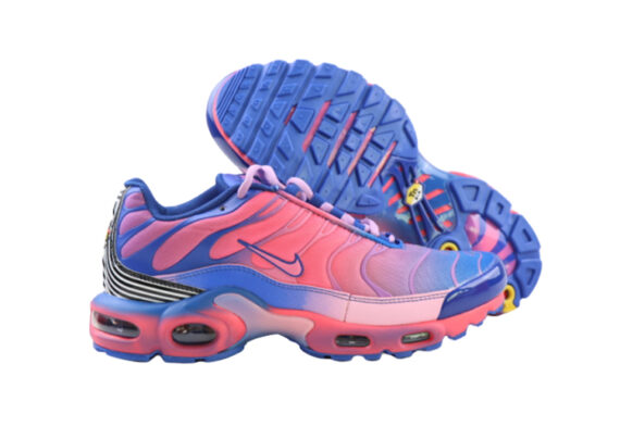 ⁦נעלי נייק-NIKE AIR MAX PLUS TN-AZURE-BRINK PINK⁩ – תמונה ⁦4⁩