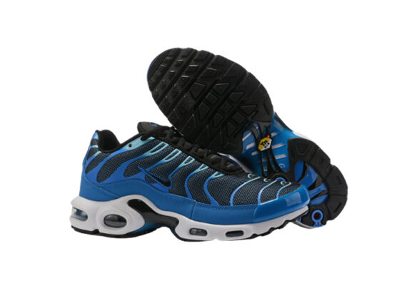 ⁦נעלי נייק-NIKE AIR MAX PLUS TN-BLUE-BLACK LOGO⁩ – תמונה ⁦2⁩