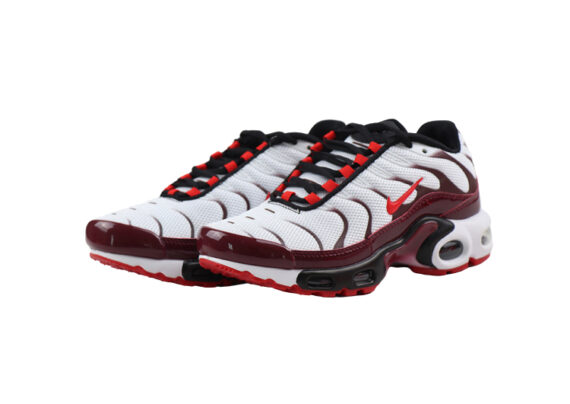 ⁦נעלי נייק-NIKE AIR MAX PLUS TN-MAHOGANY RED-WHITE⁩ – תמונה ⁦2⁩