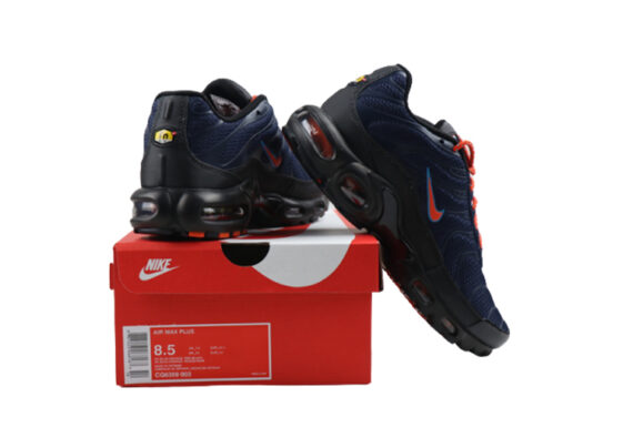 ⁦נעלי נייק-NIKE AIR MAX PLUS TN-ORANGE LOGO-BLACK⁩ – תמונה ⁦3⁩