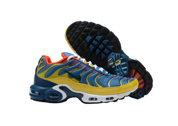 ⁦נעלי נייק-NIKE AIR MAX PLUS TN-ORANGE-YELLOW-BLUE⁩ – תמונה ⁦6⁩