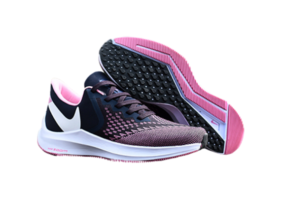 ⁦נעלי נייק-NIKE AIR ZOOM VOMERO W6-Black-Pale Violet Red⁩ – תמונה ⁦7⁩