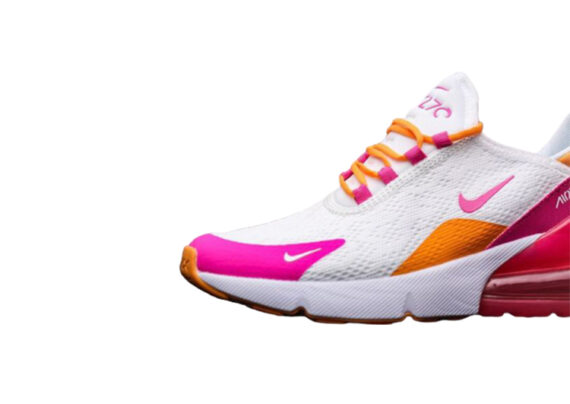 ⁦נעלי נייק-Nike Air Max 270 MANGO TANGO -WHITE⁩ – תמונה ⁦5⁩