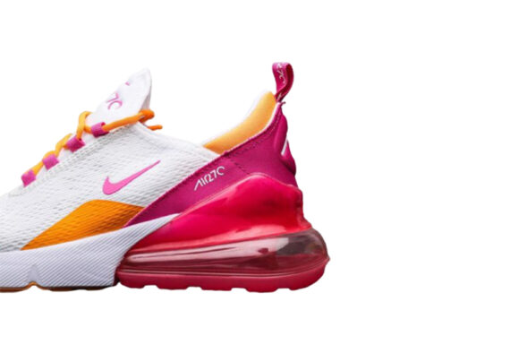 ⁦נעלי נייק-Nike Air Max 270 MANGO TANGO -WHITE⁩ – תמונה ⁦6⁩