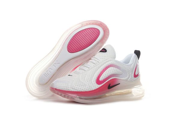 ⁦Nike Air Max 720 White - Pink & Black Logo⁩ – תמונה ⁦3⁩