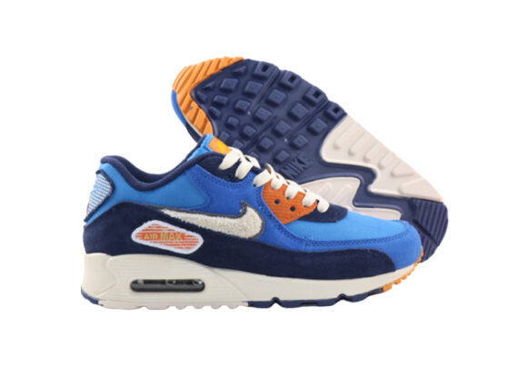 ⁦נעלי נייק-Nike Air Max 90 CURIOUS BLUE- GULF BLUE⁩ – תמונה ⁦4⁩