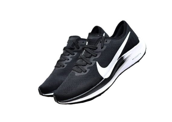 ⁦נעלי נייק-NIKE AIR ZOOM PEGASUS 36 - Black & White Logo⁩ – תמונה ⁦7⁩