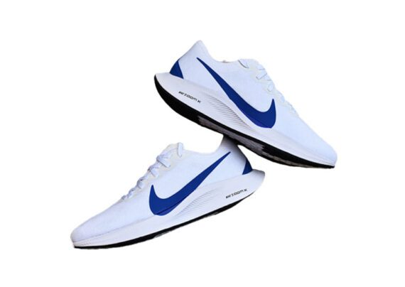 ⁦נעלי נייק-NIKE AIR ZOOM PEGASUS 36 - White & Blue Logo⁩ – תמונה ⁦5⁩