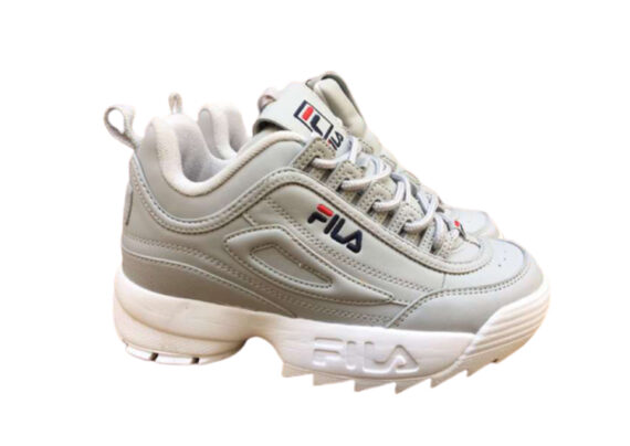 נעלי פילה-Fila Disruptor 2 Premium Athletic Shoes-SILVER CHALICE