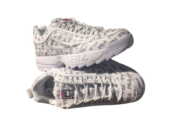 ⁦נעלי פילה-Fila Disruptor 2 Premium Athletic Shoes-WHISPER-SUVA GREY⁩ – תמונה ⁦4⁩