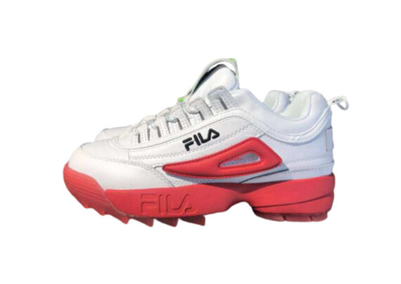 ⁦נעלי פילה-Fila Disruptor 2 Premium Athletic Shoes-WHITE-MAHOGANY⁩ – תמונה ⁦5⁩