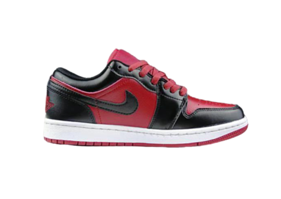 נעלי נייק-NIKE AIR JORDAN 1 LOW CARMINE-BLACK