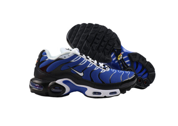 ⁦נעלי נייק-NIKE AIR MAX PLUS TN-BLUE-BLACK -WHITE LOGO⁩ – תמונה ⁦4⁩