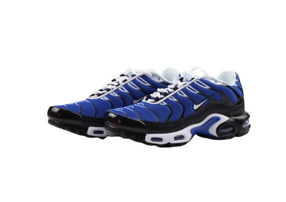 ⁦נעלי נייק-NIKE AIR MAX PLUS TN-BLUE-BLACK -WHITE LOGO⁩ – תמונה ⁦2⁩