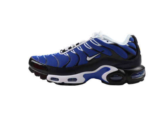 נעלי נייק-NIKE AIR MAX PLUS TN-BLUE-BLACK -WHITE LOGO