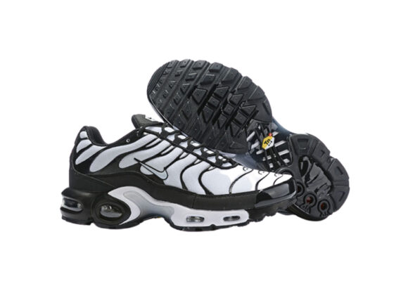 ⁦נעלי נייק-NIKE AIR MAX PLUS TN-LIGHT GRAY-BLACK⁩ – תמונה ⁦4⁩