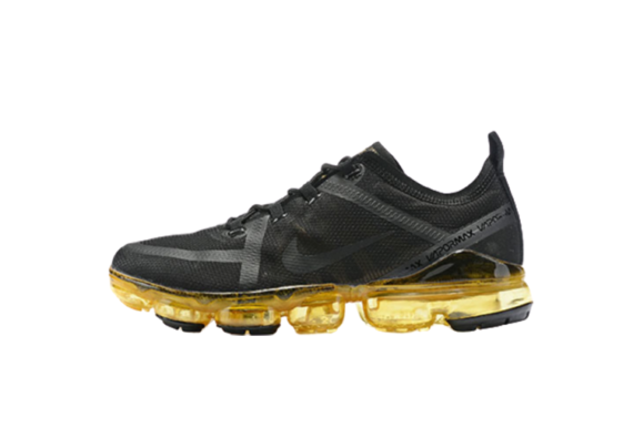 נעלי נייק-NIKE AIR VAPROMAX 2019 - BLACK-BARLEY CORN