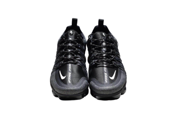 ⁦נעלי נייק-NIKE AIR VAPROMAX 2019 - BLACK - LOGO WHITE - BLACK RIBBON⁩ – תמונה ⁦3⁩